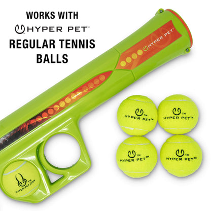 K9 Kannon Dog Tennis Ball Launcher Interactive Dog Toy with 1 Dog Ball, Green